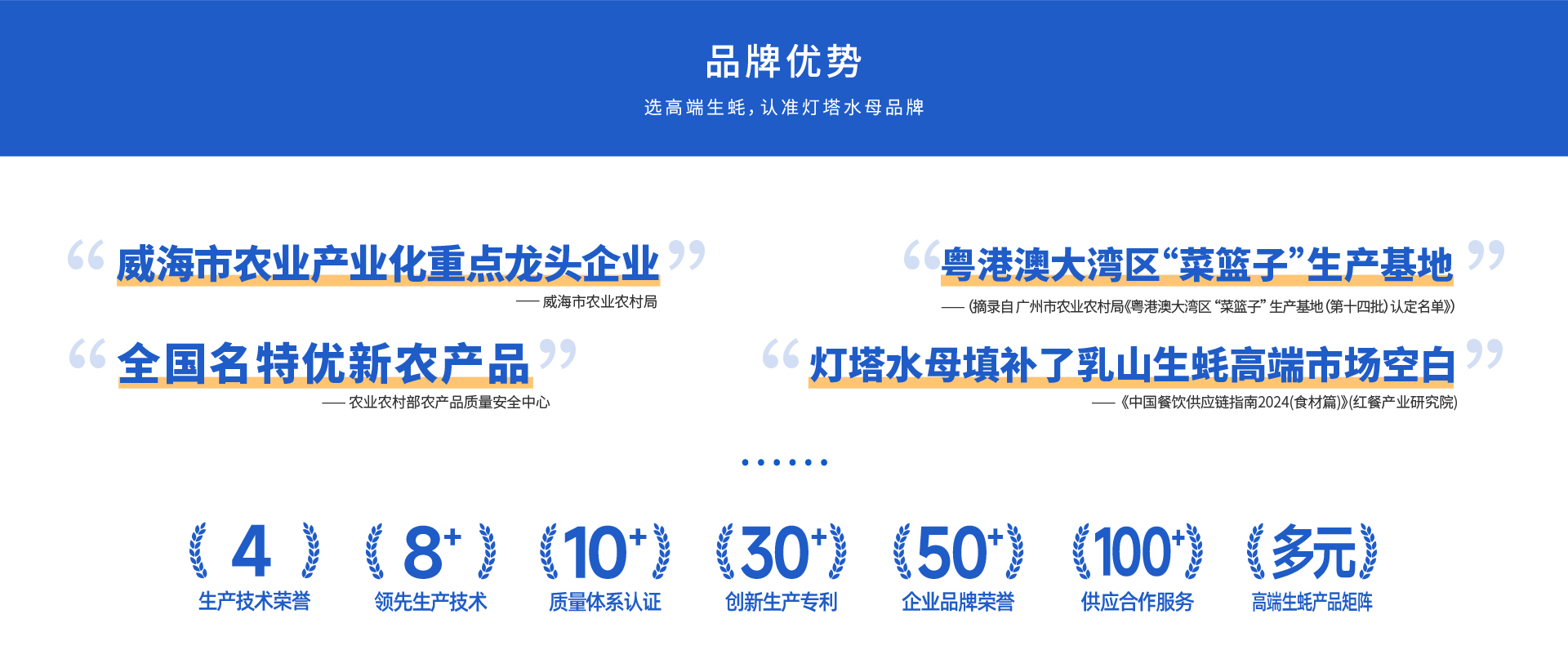灯塔水母品牌优势